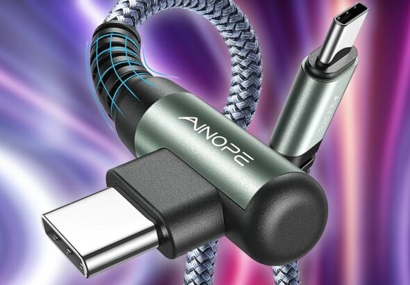 Ainope right angle USB-C cables 2-pack
