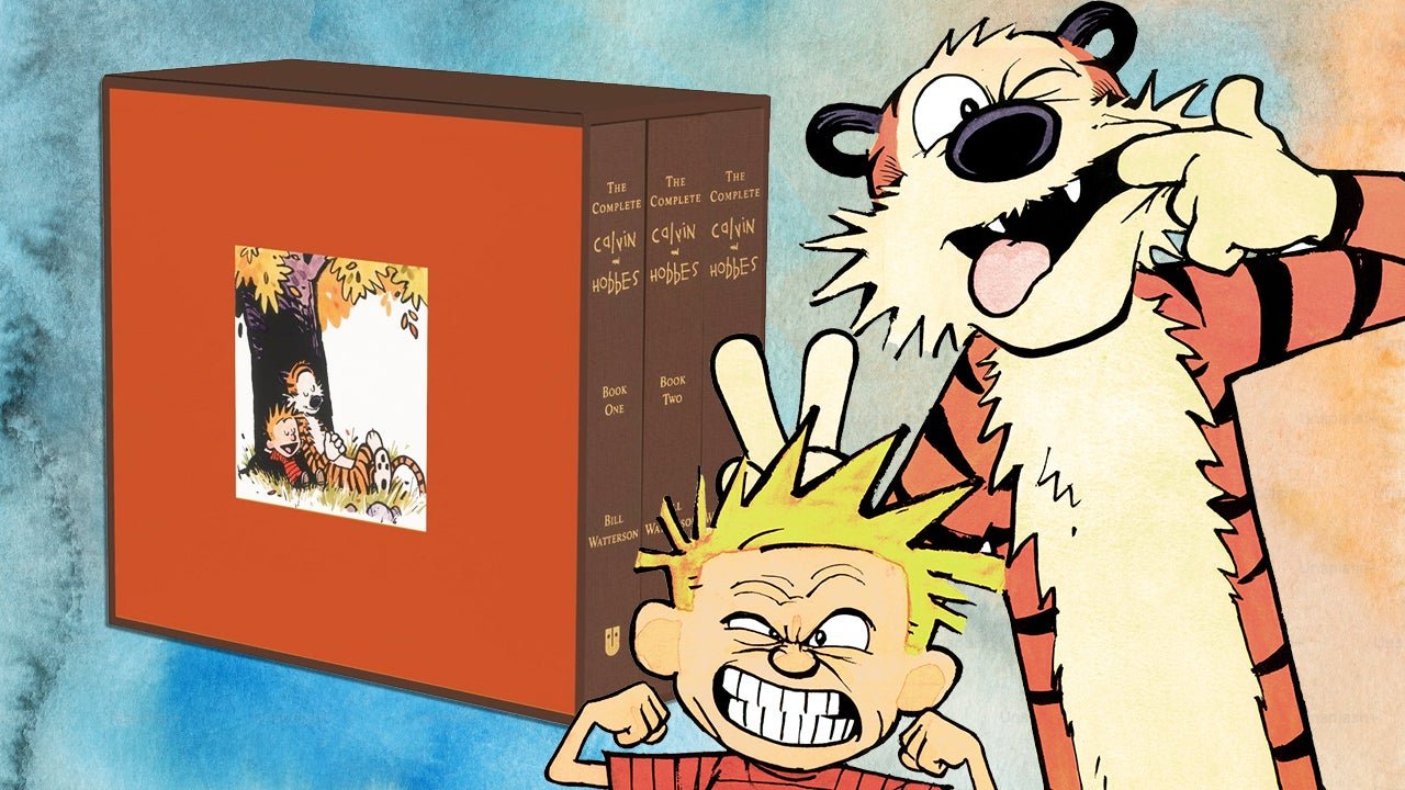 The Complete Calvin and Hobbes hardcover box set on sale for Prime Day
