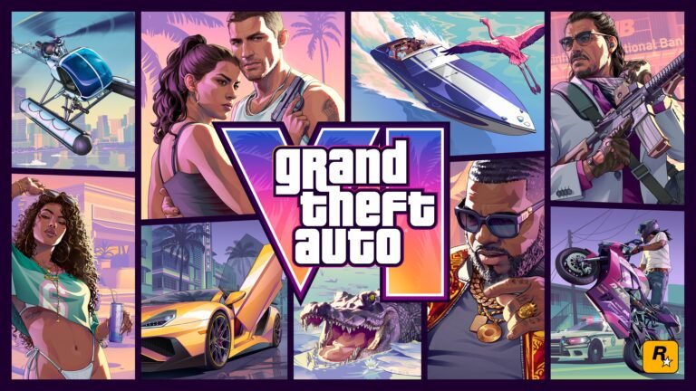 An official Grand Theft Auto 6 poster sent by Rockstar Games displayed on a fan's bedroom wall in Brazil