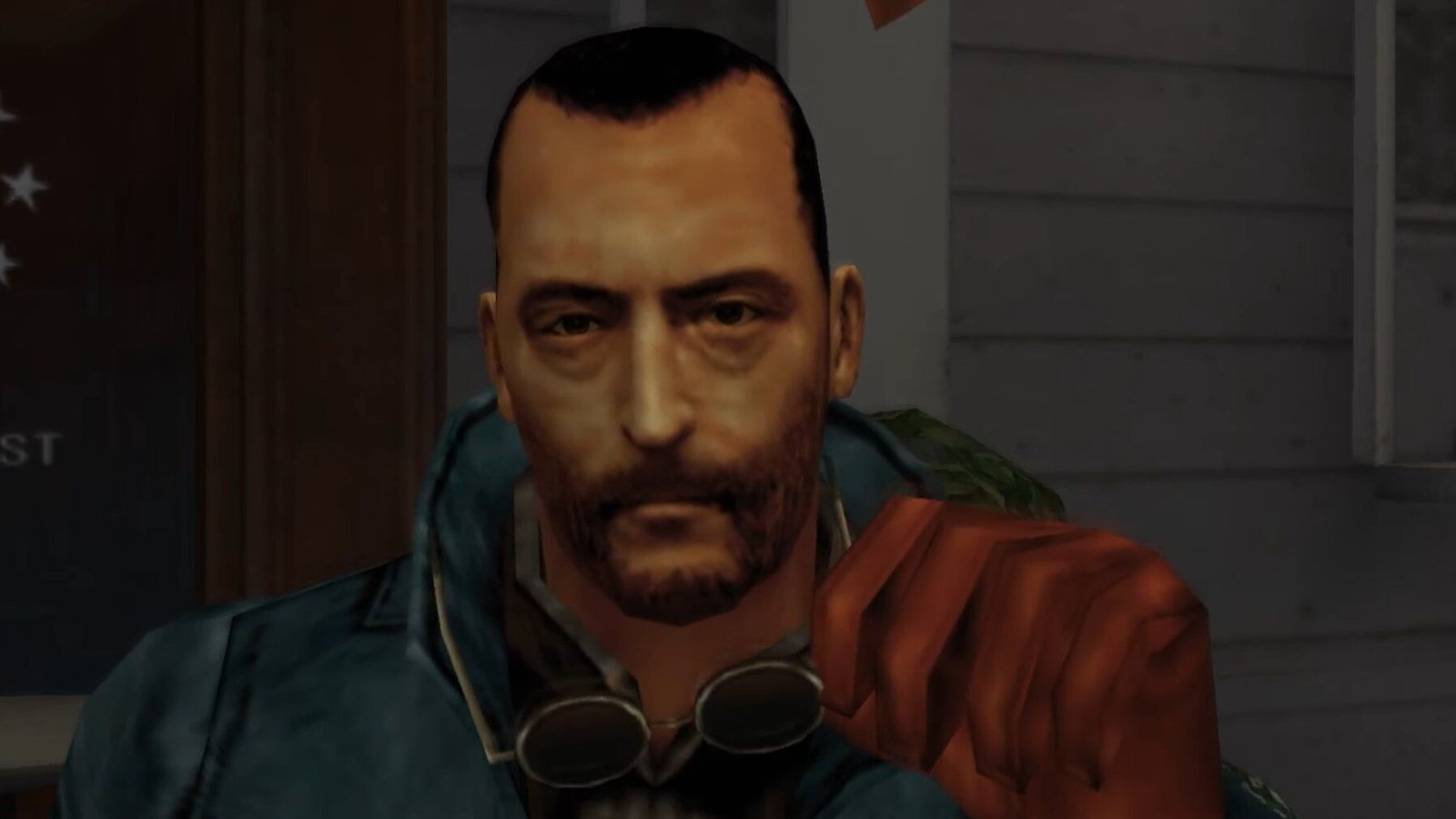 Onimusha 3 key art featuring Jean Reno