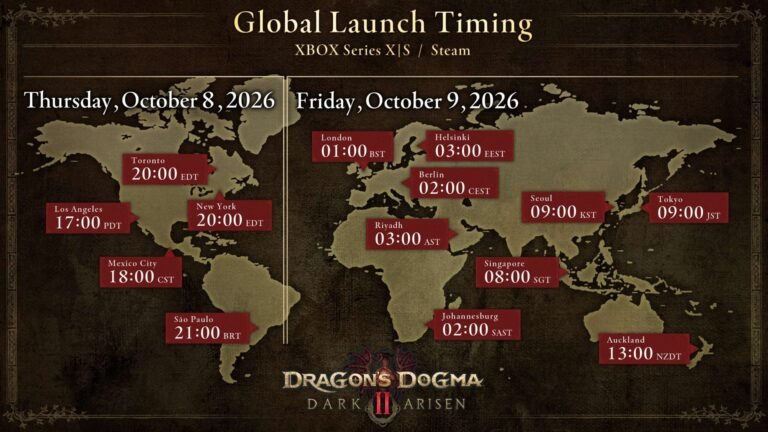 Dragon's Dogma 2 Dark Arisen expansion release times