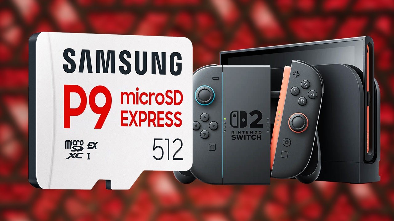 Samsung P9 512GB MicroSD Express card for Nintendo Switch 2