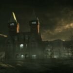 Outlast gameplay featuring the signature night-vision camera