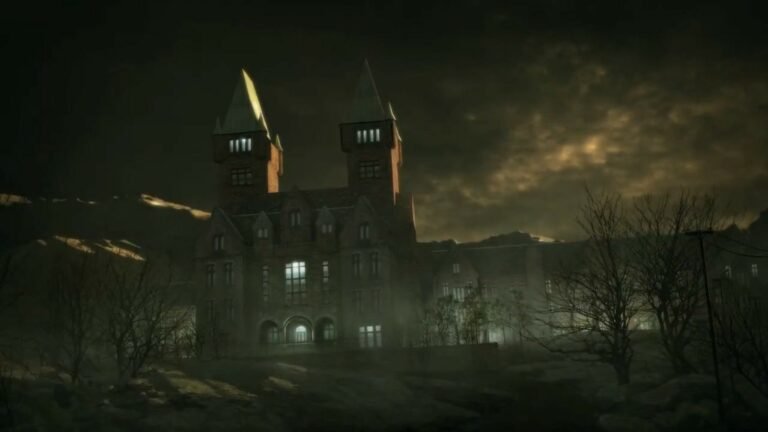 Outlast gameplay featuring the signature night-vision camera